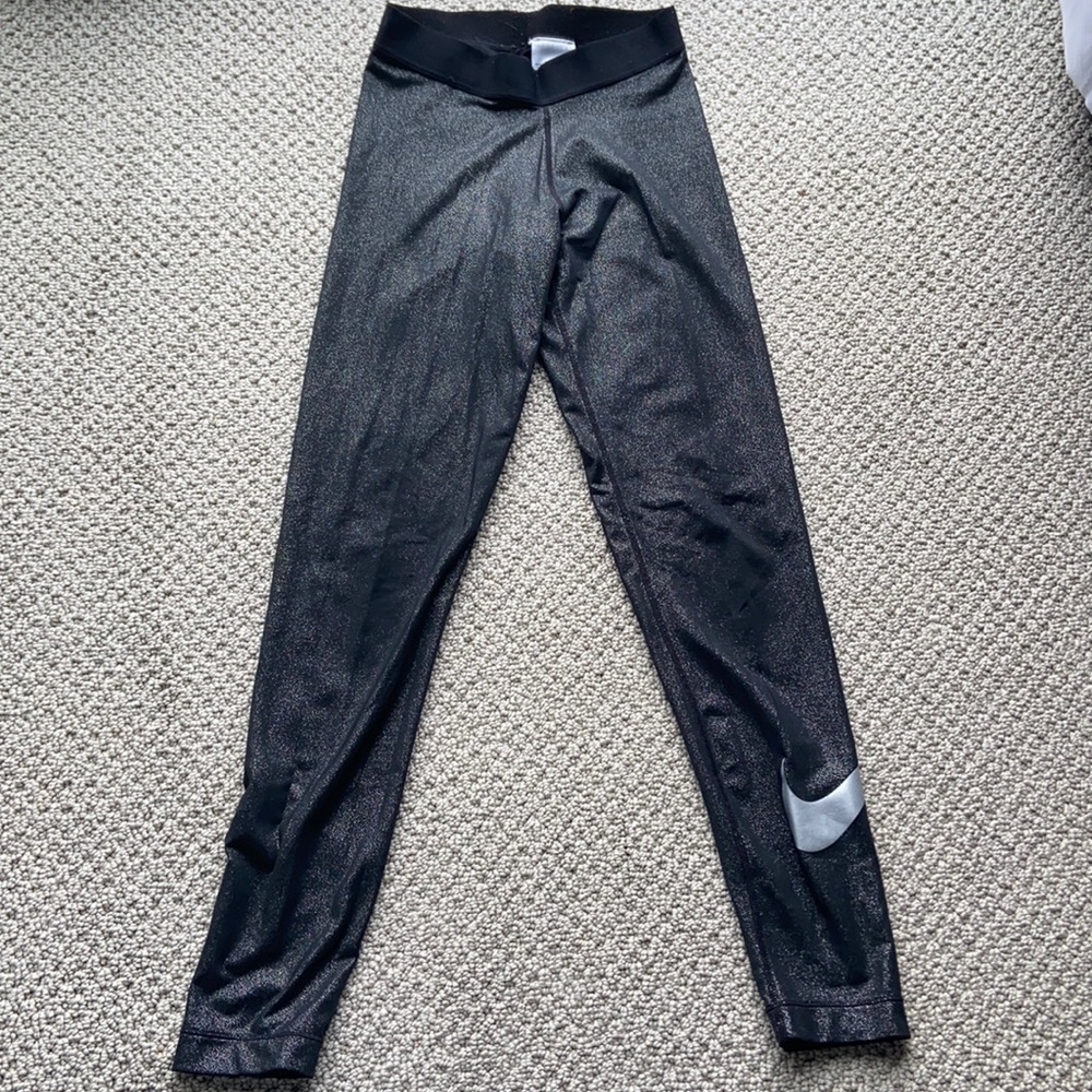 Black sparkle Nike leggings